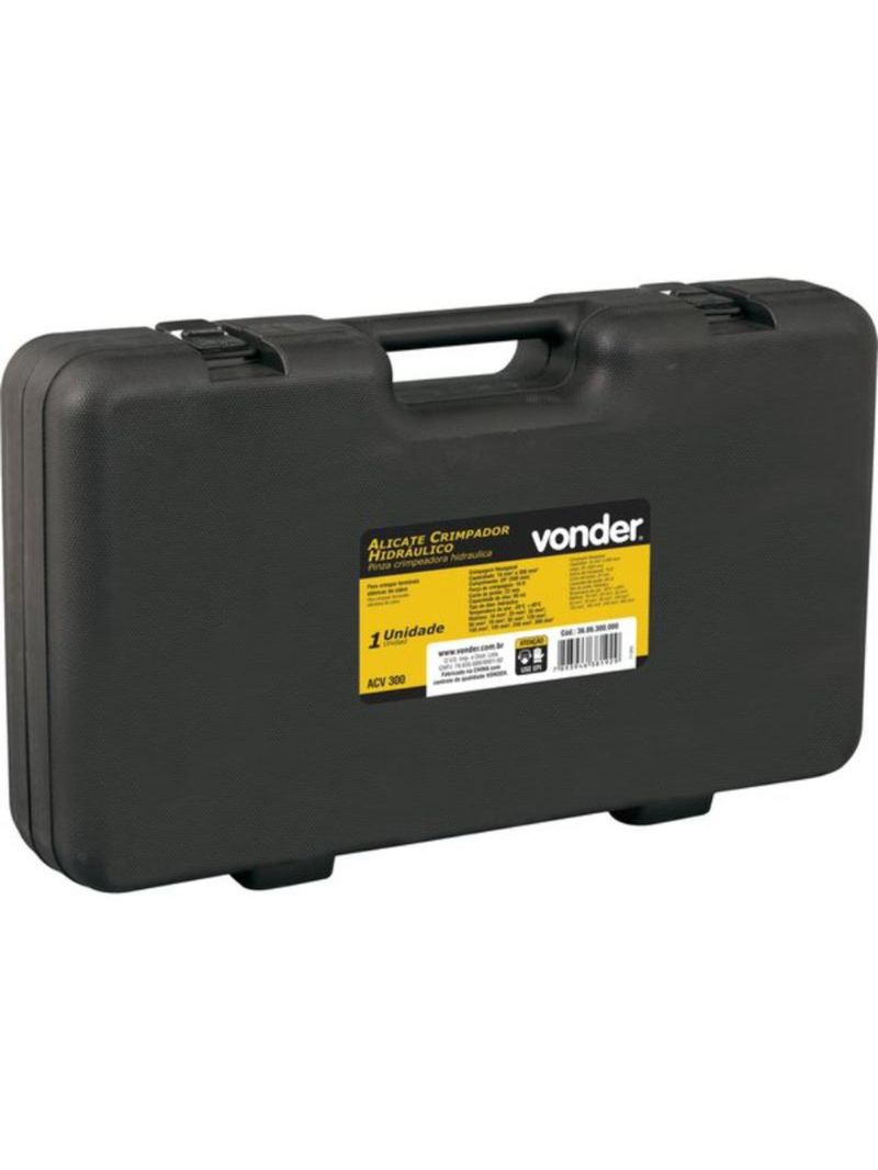 Alicate Crimpador Hidráulico ACV 300 c/ Maleta 10 à 300 MM VONDER