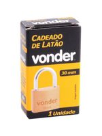 Cadeado de Latão 30 MM VONDER