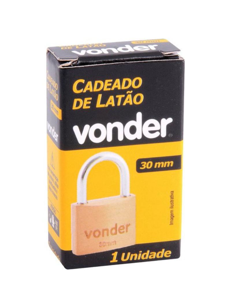 Cadeado de Latão 30 MM VONDER