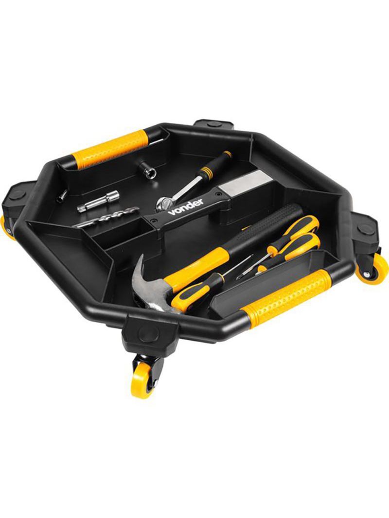 Bandeja Móvel para Ferramentas Mecânico Profissional VONDER
