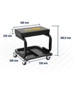 Banqueta Fixa para Mecânico 36 CM de Altura VONDER