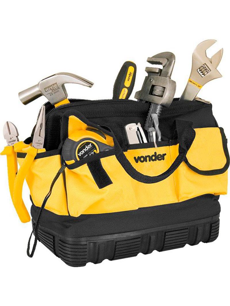 Bolsa em Lona para Ferramentas com Fundo Emborrachado BL-010 VONDER