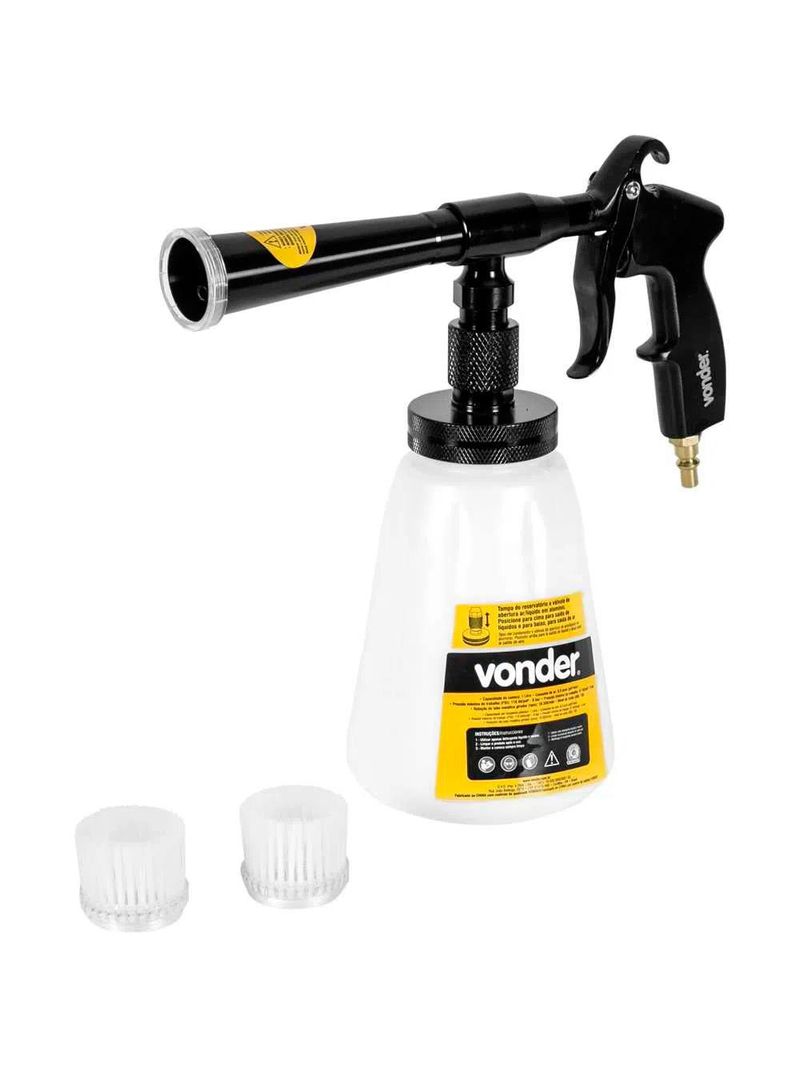 Pistola Pneumática Tornador com Rolamento 1 Litro 6220800000 VONDER