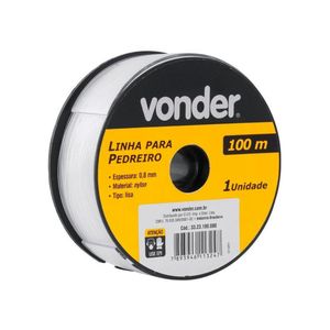 Linha Para Pedreiro Rolo 0,80 X 100 Metros VONDER