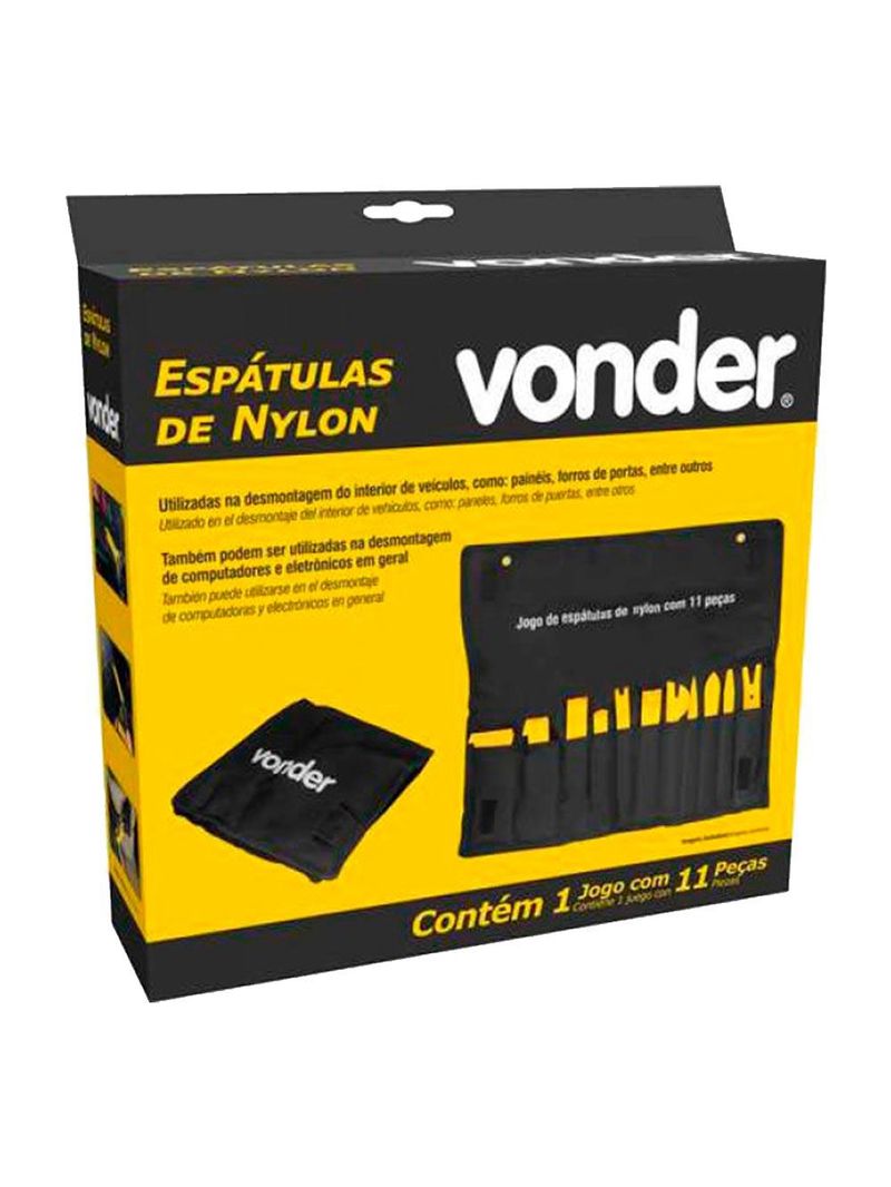 Espátulas de Nylon com 11pçs 3593200011 VONDER