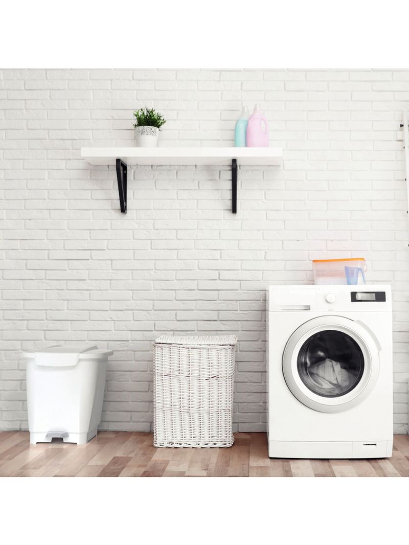 Lixeira Tramontina T-Force em Polipropileno Branco 25 L