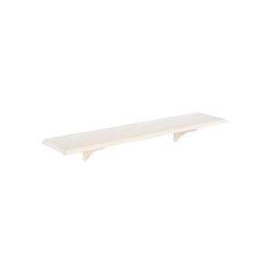 Prateleira Tramontina Reta em Madeira Pinus com Acabamento Branco 90x20 cm