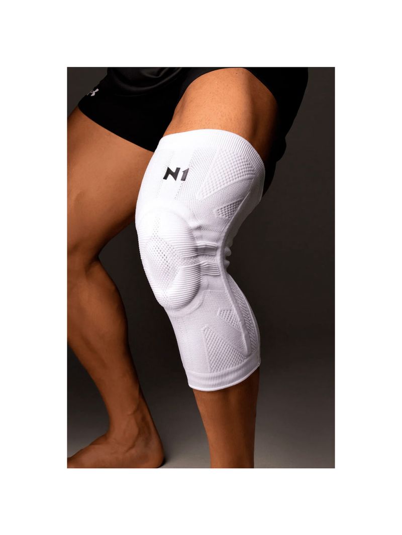 Joelheira PRO Knit 3D N1 Sport Branco Tamanho GG