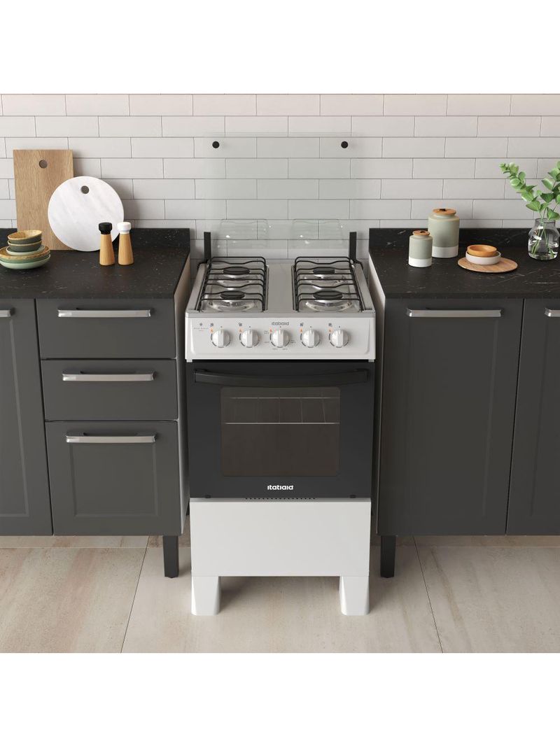 Fogão Itatiaia Star Clean New 4 Bocas Branco 3700000354