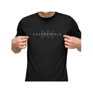 Camiseta N1 Unstoppable 100% Algodão Pima Preto