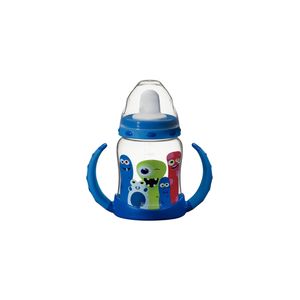 Copo Infantil Tramontina Monsterbaby em Polipropileno com Bico de Silicone Azul