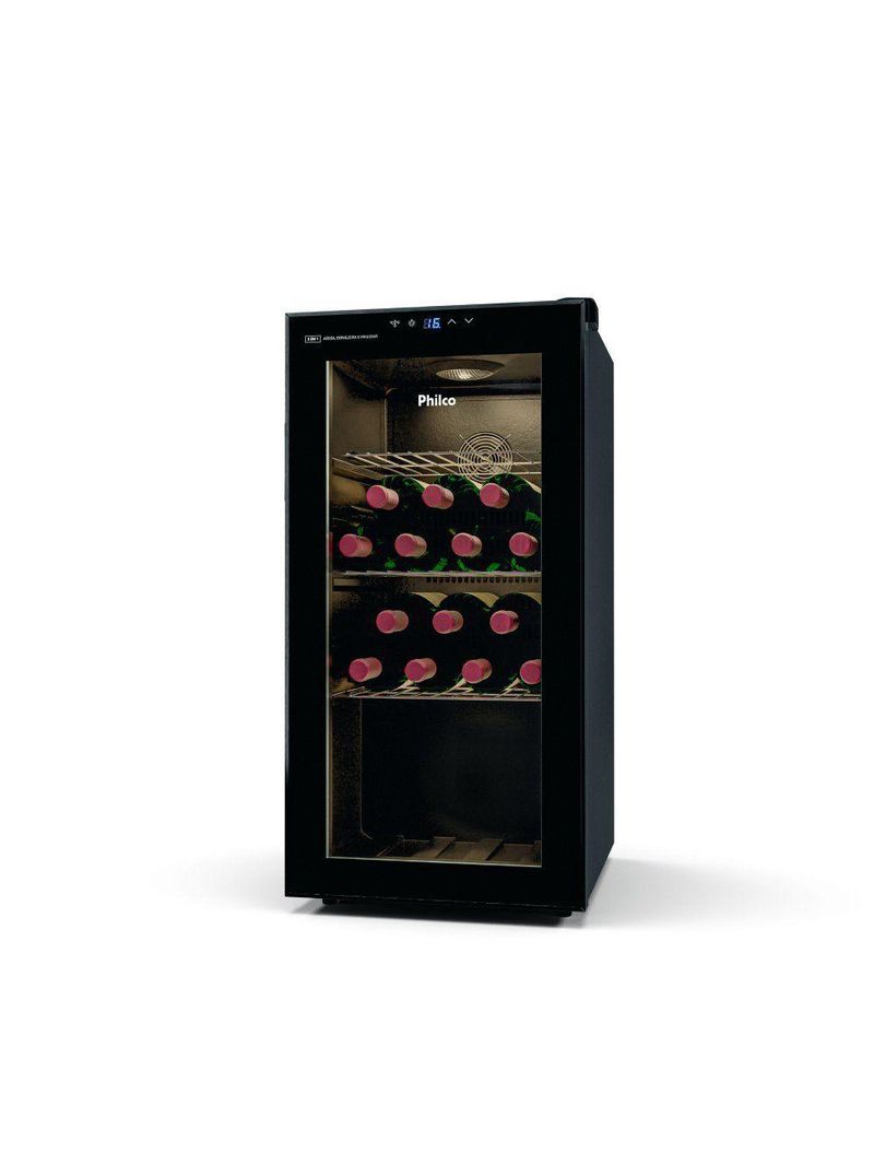 Cervejeira Philco Preta Display Digital 91L 220V PCV142P