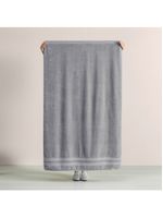 Jogo de Banho Gigante Karsten 100% Algodão 5 peças Unika Cinza Urbano 86X150 cm