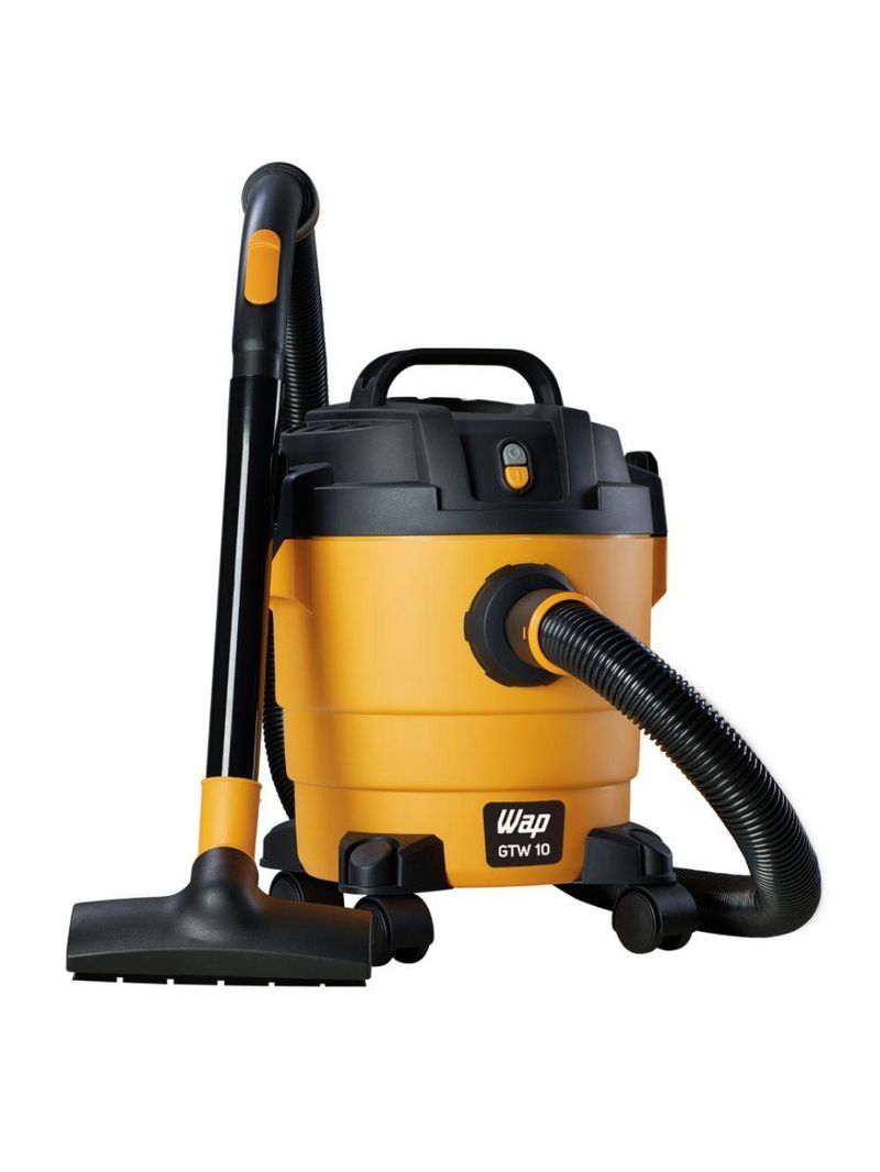 Aspirador de Pó e Água Wap GTW 10 1400W 10 Litros Amarelo/Preto 220V FW005706