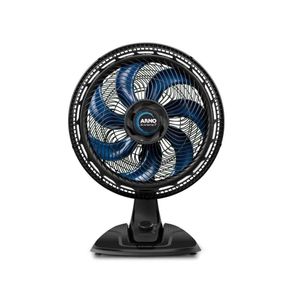 Ventilador de Mesa Arno VE70 X-treme 40CM 7 Pás Preto e Azul 220V