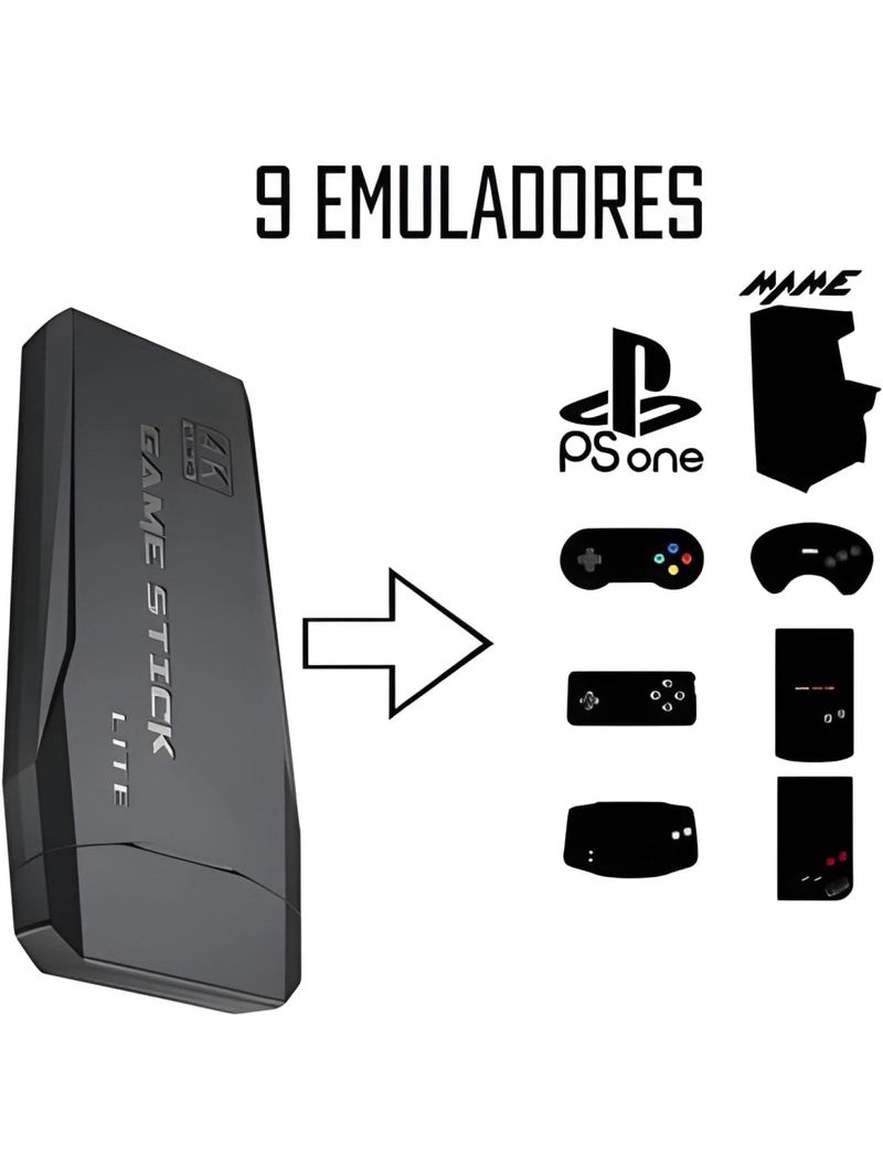 Retro Game 4k Ultra HD Game Stick Lite 24g Wireless