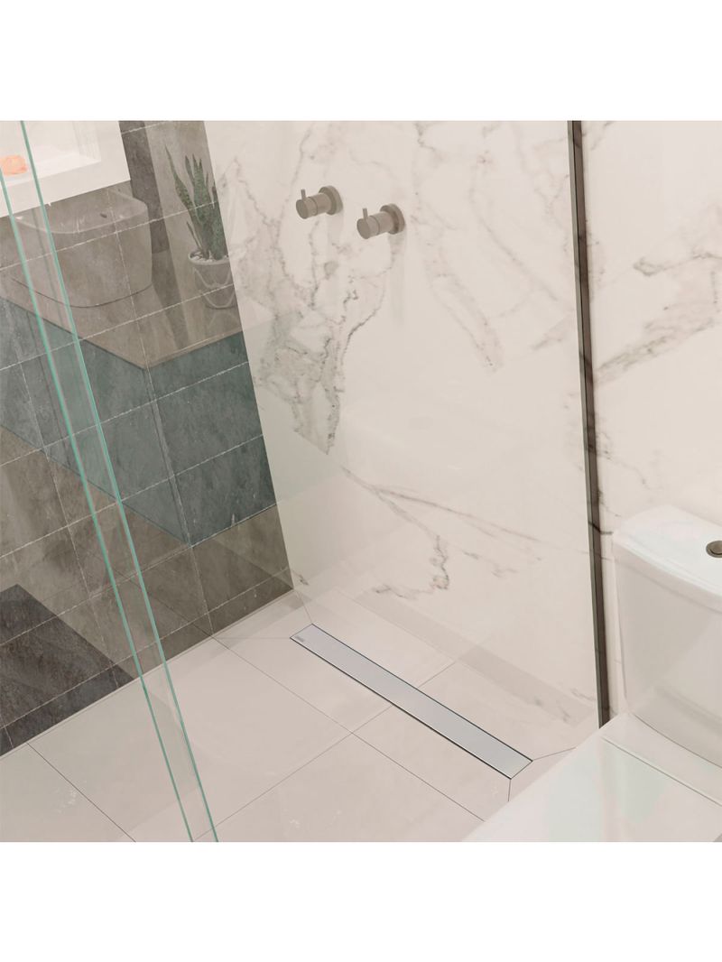 Ralo New Slim Tramontina em Aço Inox 90x7 cm