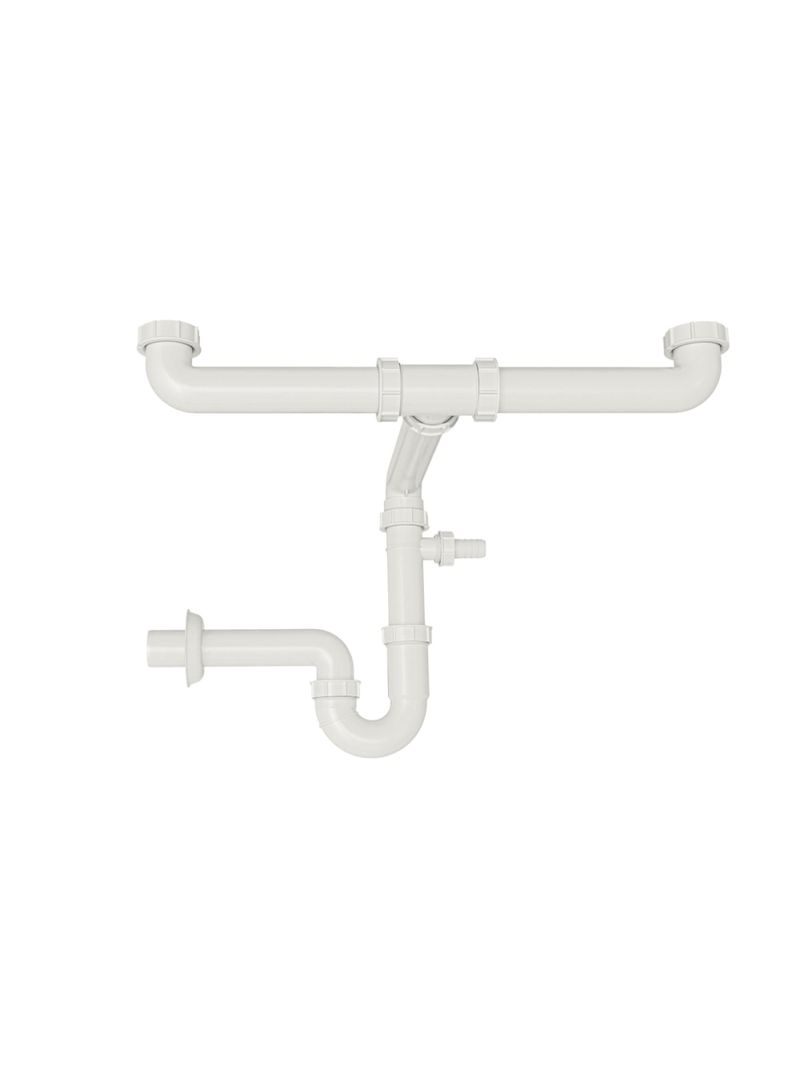 Sifão Duplo para Pias e Cubas Tramontina em Polipropileno