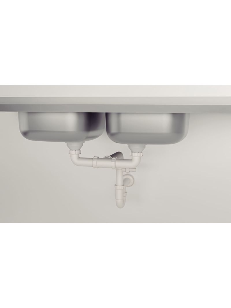 Sifão Duplo para Pias e Cubas Tramontina em Polipropileno