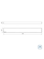 Ralo New Slim Tramontina em Aço Inox 100x7 cm