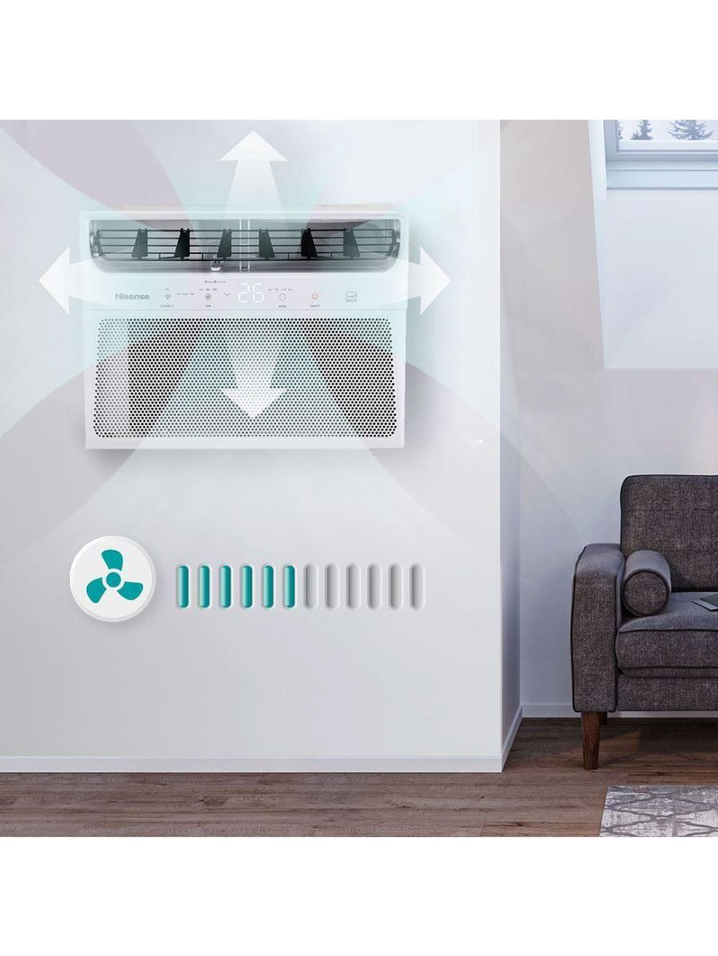 Ar Condicionado Janela Eletrônico Hisense C/ Controle 10000 BTUs Frio 127V AW-10CWBRVGU01