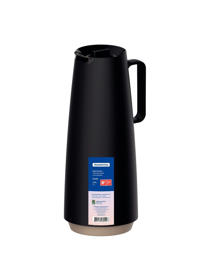 BULE TERMICO 1,0L PRETO EXATA
