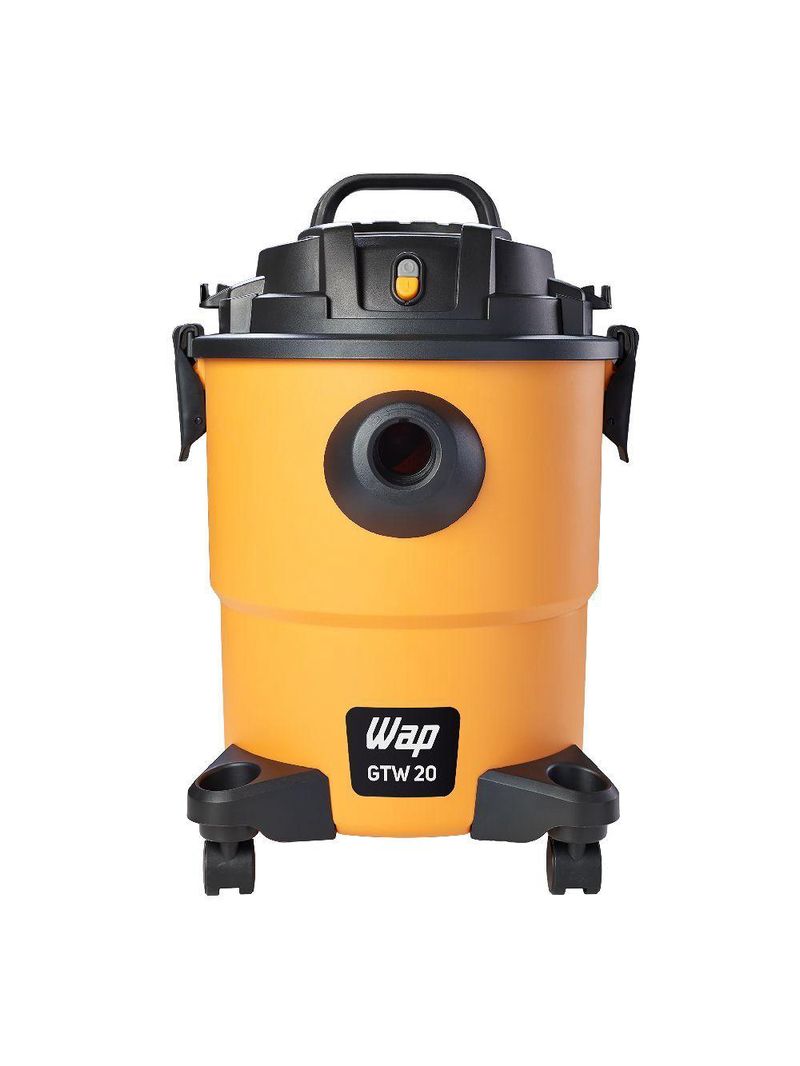 ASPIRADOR PROFISSIONAL DE PO E AGUA WAP GTW 20 AMARELO-PRETO 220V 1600W 20L (FW006491-220V)