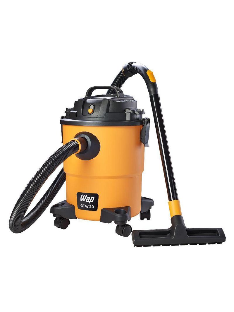 ASPIRADOR PROFISSIONAL DE PO E AGUA WAP GTW 20 AMARELO-PRETO 220V 1600W 20L (FW006491-220V)