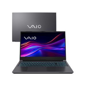 Notebook VAIO® FH15 Intel® Core™ i7-12650H Shell Efi GeForce RTX® 3050 16GB RAM 1TB SSD 15.6" FullHD - Cinza Escuro