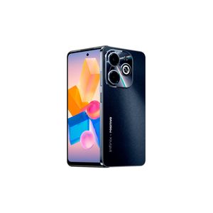 Smartphone Infinix Hot 40i 8GB RAM 256GB Câmera Dupla 50MP + Selfie 32MP NFC 6,6” IPS Dual Chip - Preto