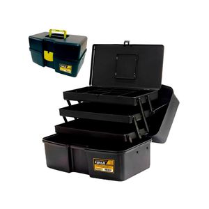 Caixa de Ferramentas 14 POL com 3 Bandejas EV4043 EVALD