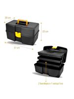 Caixa de Ferramentas 14 POL com 3 Bandejas EV4043 EVALD