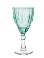 JOGO DE TACA DE VIDRO LINHA DRINKWARE DOMINIC VERDE HAUSKRAFT 6 PCS 275ML WESTERN