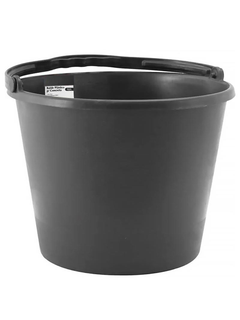 Balde Plástico de 12 Litros com Alça 459 EVALD