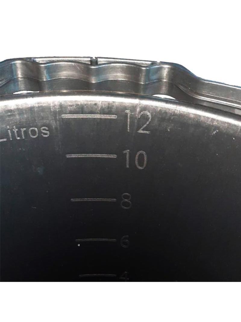 Balde Plástico de 12 Litros com Alça 459 EVALD