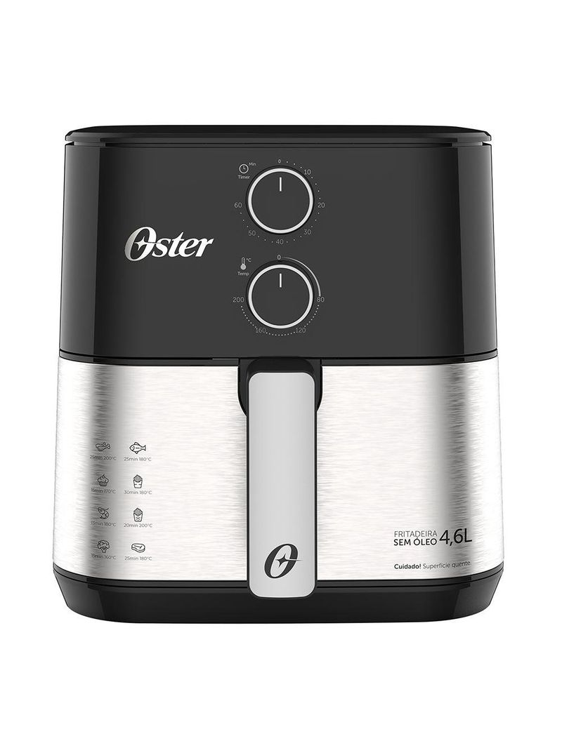 Fritadeira Elétrica Sem Óleo Oster 1500W 4,6 Litros 127V OFRT520