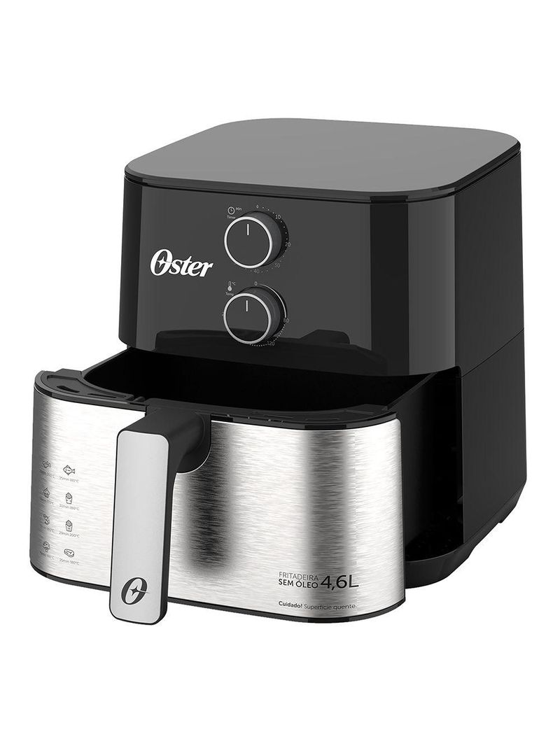 Fritadeira Elétrica Sem Óleo Oster 1500W 4,6 Litros 127V OFRT520