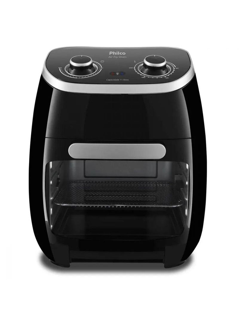 Fritadeira Elétrica Philco Air Fry e Forno Oven 11L Preta 220V PFR2000P