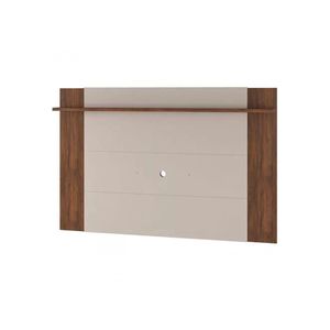 PAINEL VIERO HARLEY IMBUIA-OFF WHITE UMA PRATELEIRA (20573)
