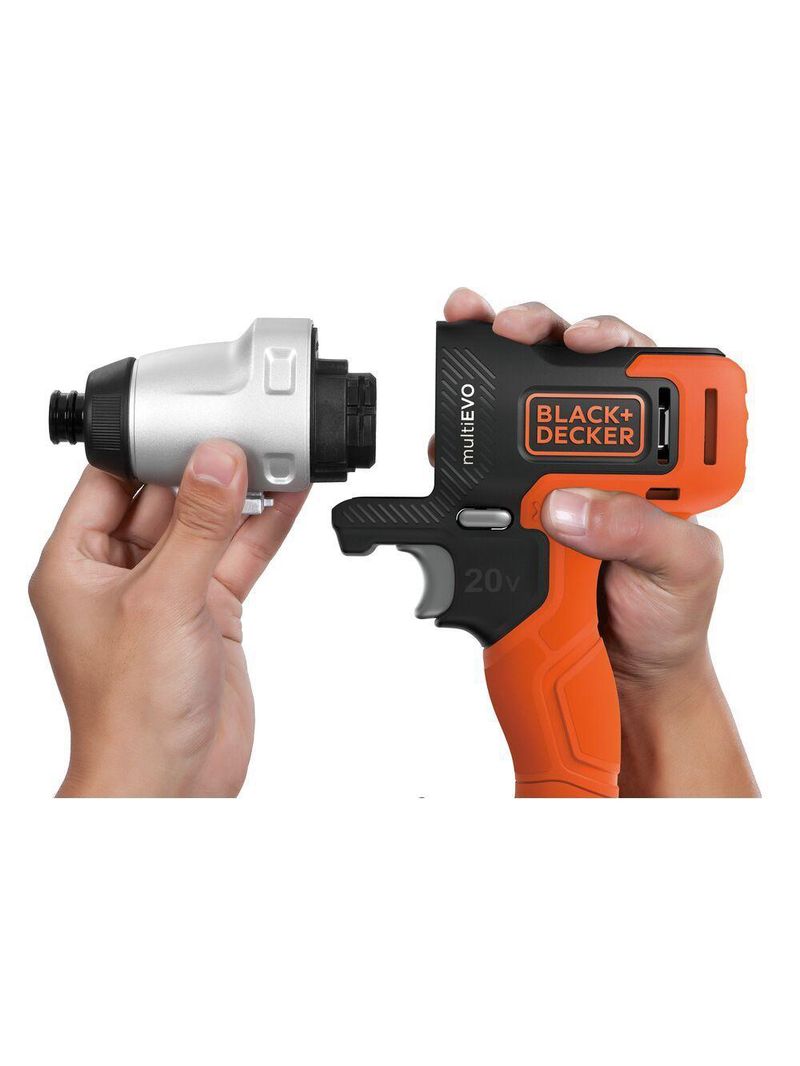 Jogo de Ferramentas Black & Decker Matrix 20V com 6 Cabeçotes Combinados Bivolt MTX20K6A-BR