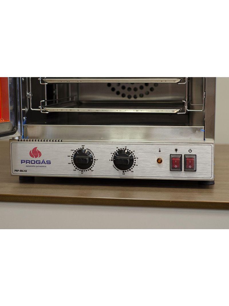 Forno Turbo Elétrico Progás Fast Oven 56 Litros Vermelho 220V PRP-004