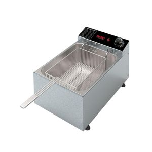 Fritadeira Elétrica Saro com 1 Cuba 2000w 50/60 Hz 5 Litros Inox 127V FR11