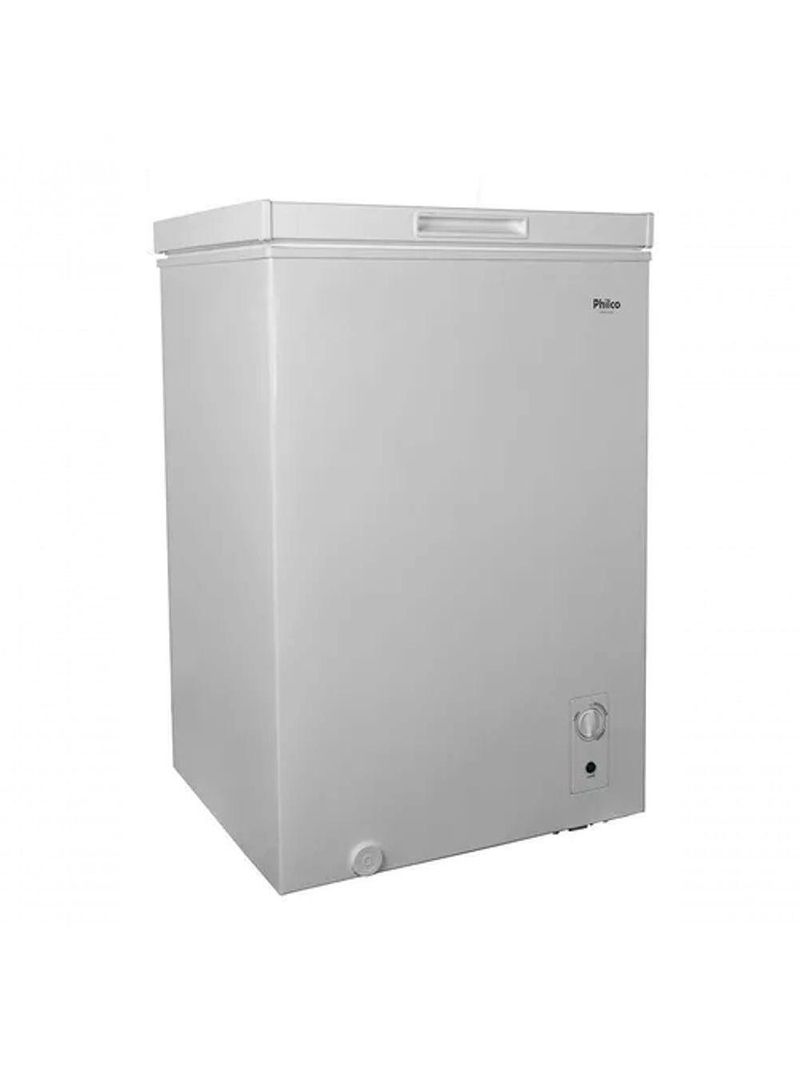 FREEZER PHILCO HORIZONTAL 99L 220 V 1 PORTA BRANCA DEGELO MANUAL - (PFH105B)