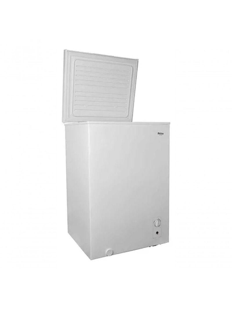 FREEZER PHILCO HORIZONTAL 99L 220 V 1 PORTA BRANCA DEGELO MANUAL - (PFH105B)
