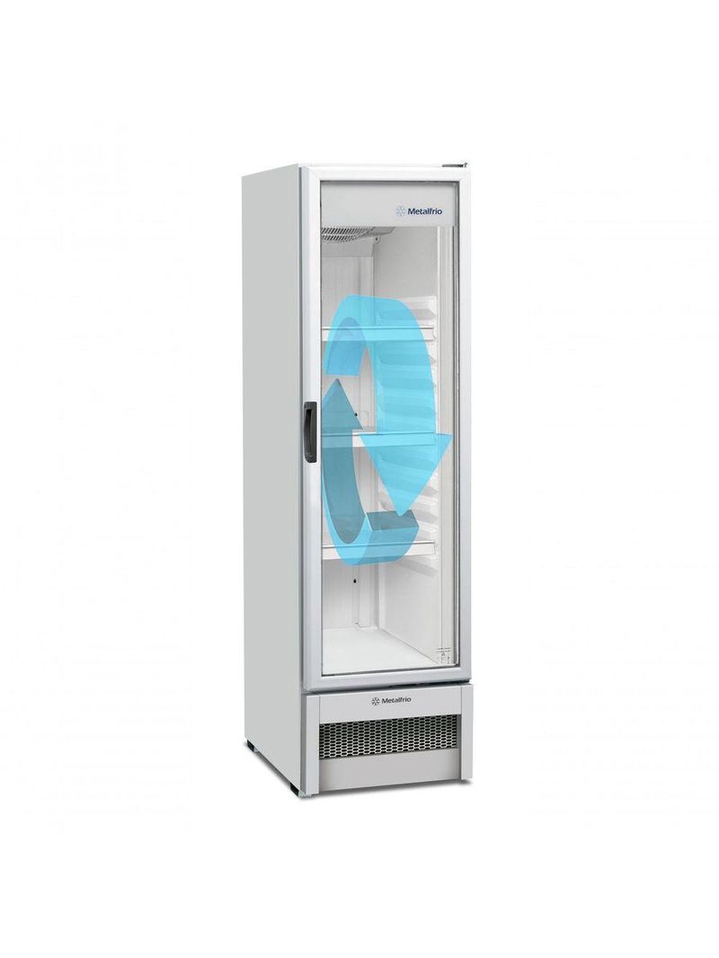 Expositor Vertical Metalfrio Light 324L 1 Porta Branco 220VVB28