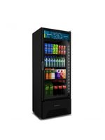 Expositor Vertical Metalfrio Optima 572L 1 Porta Preto 220V VB52AH