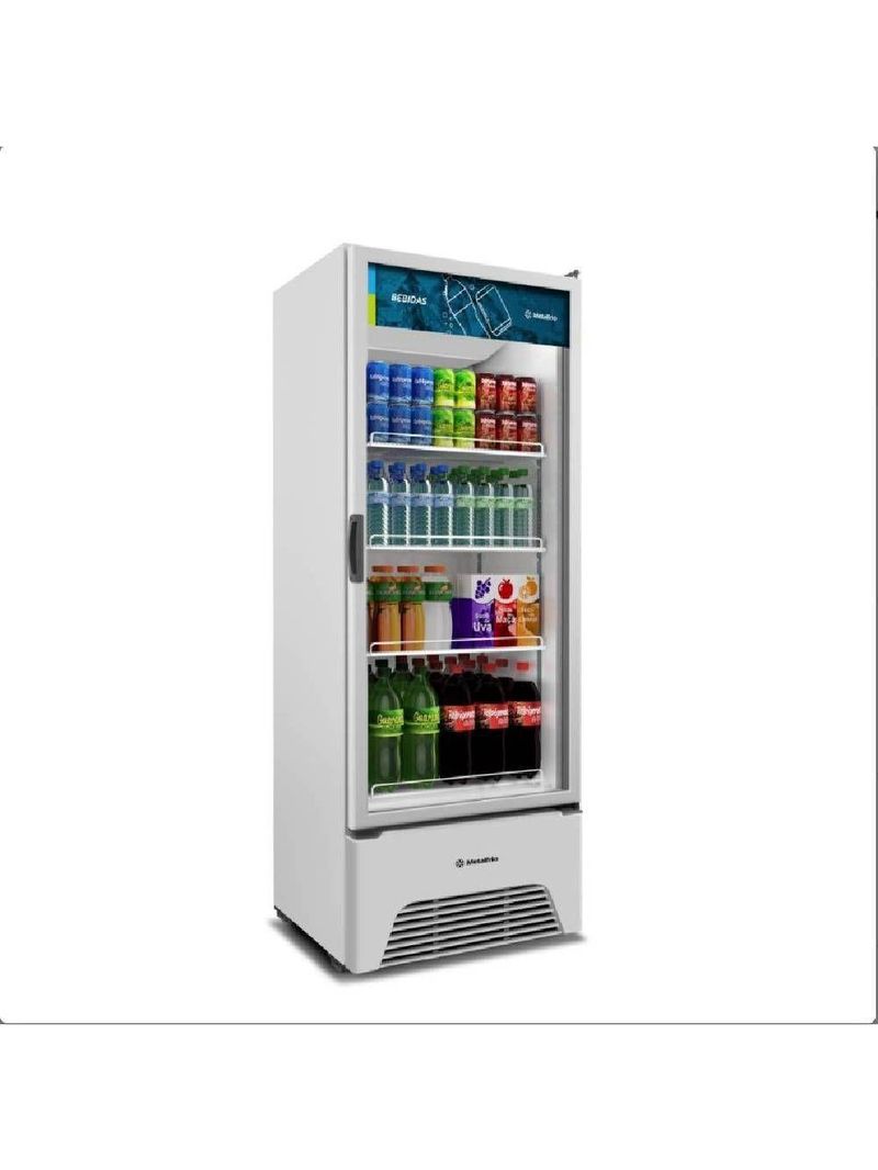 EXPOSITOR VERTICAL METALFRIO OPTIMA 572L 220V 1 PORTA BRANCO (VB52AH)