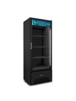Expositor Vertical Metalfrio Optima 572l 1 Porta Preto 127V VB52AH