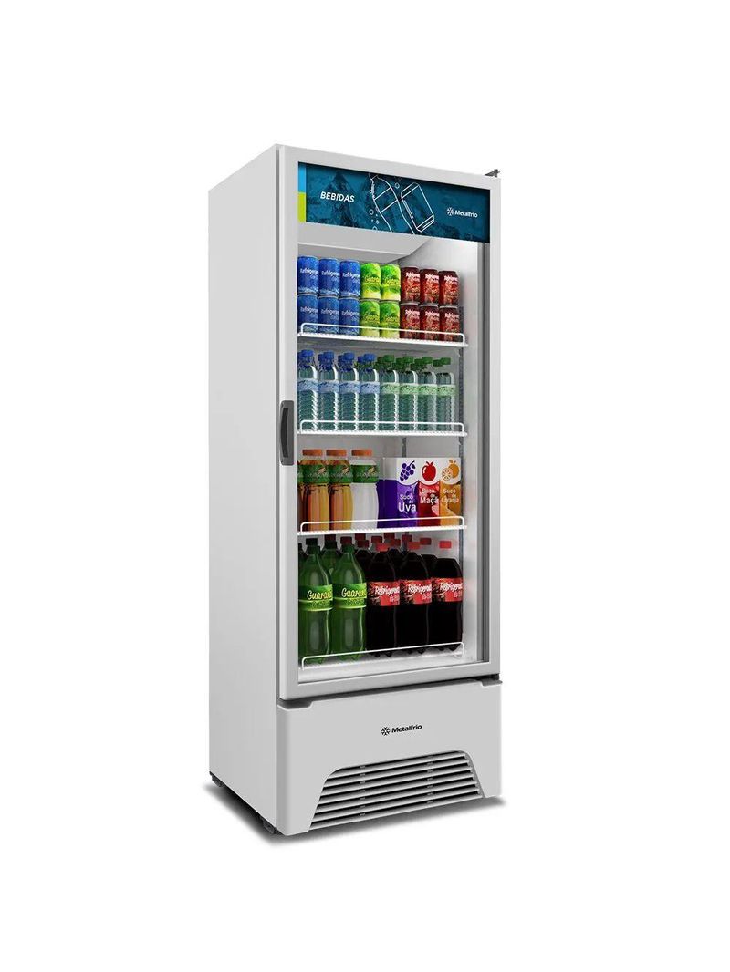 Expositor Vertical Metalfrio Optima 572l 1 Porta Branco 127V VB52AH