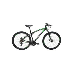 Bicicleta Polimet MTB Nitro Câmbio Shimano Quadro em Alumínio 17/Aro 29/21 Velocidades Preto/Verde 7161